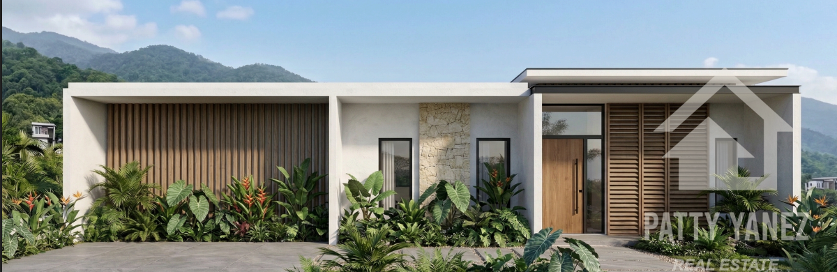 Villas en la ladera con vistas al mar en Sosúa