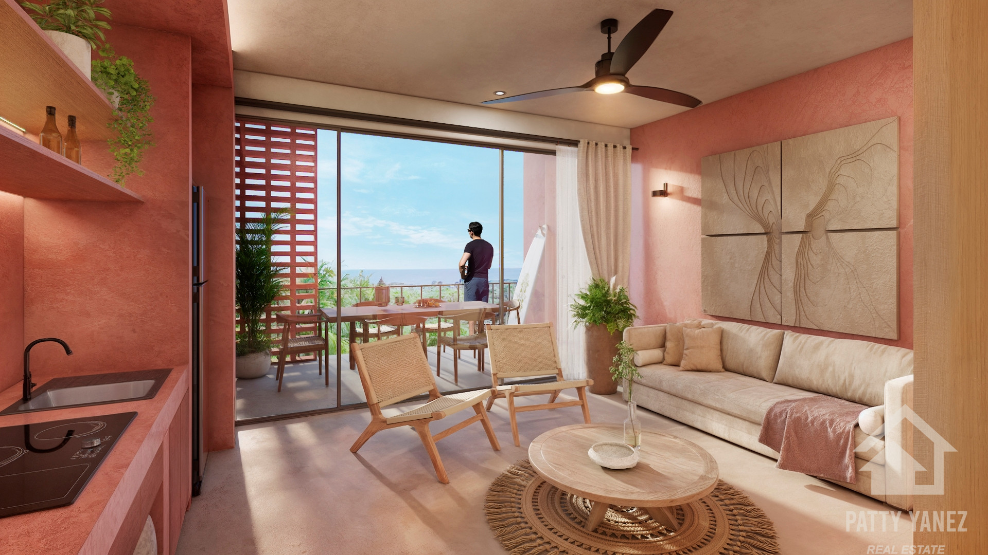 1-Bedroom in New Residential Project in Playa Encuentro, Cabarete (6) 1-Bedroom in New Pre-Construction in Playa Encuentro, Cabarete