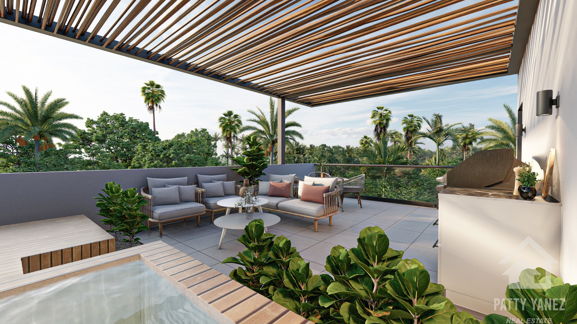 Modern Tropical Studio Near the Beach, Cabarete