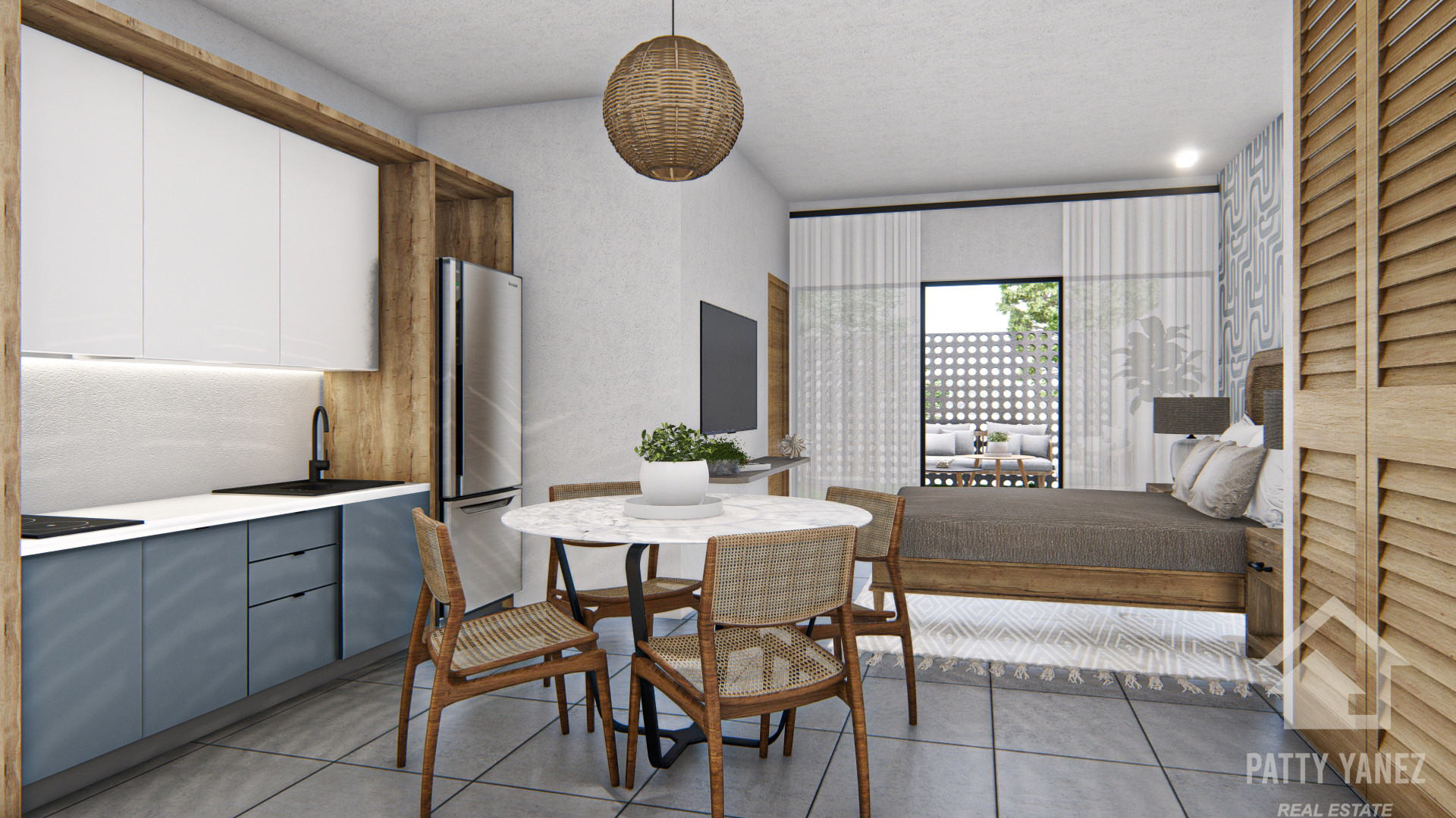Modern Tropical Studio Near the Beach, Cabarete