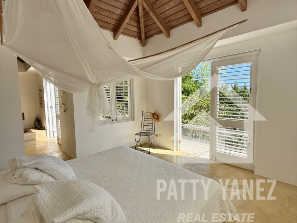 Panoramic Ocean View Villa with Guesthouse in Cabrera – Walk to the Beach