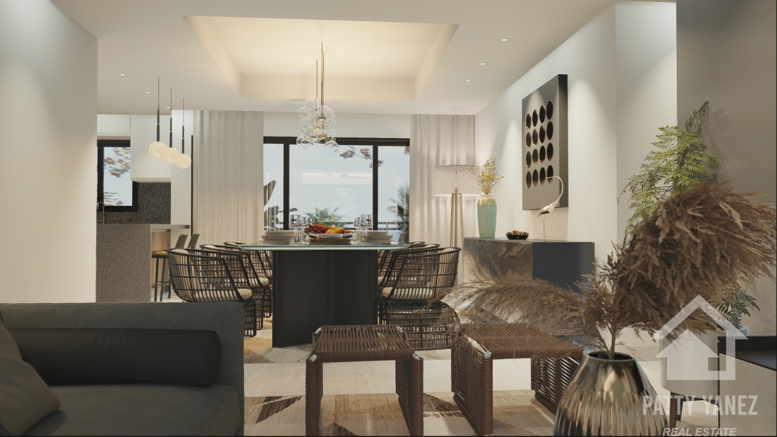 Departamento contemporáneo de 2 habitaciones cerca de la playa de Encuentro con servicios de resort