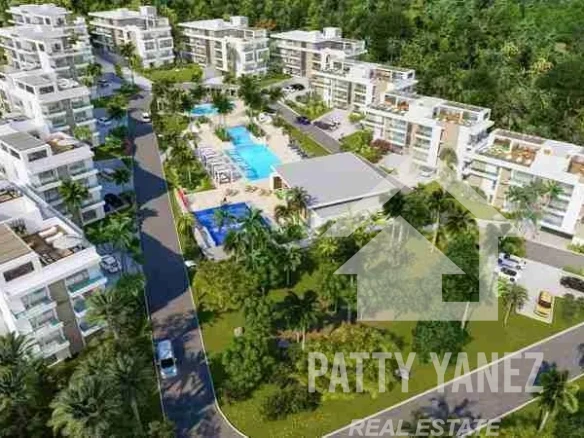Departamento contemporáneo de 2 habitaciones cerca de la playa de Encuentro con servicios de resort