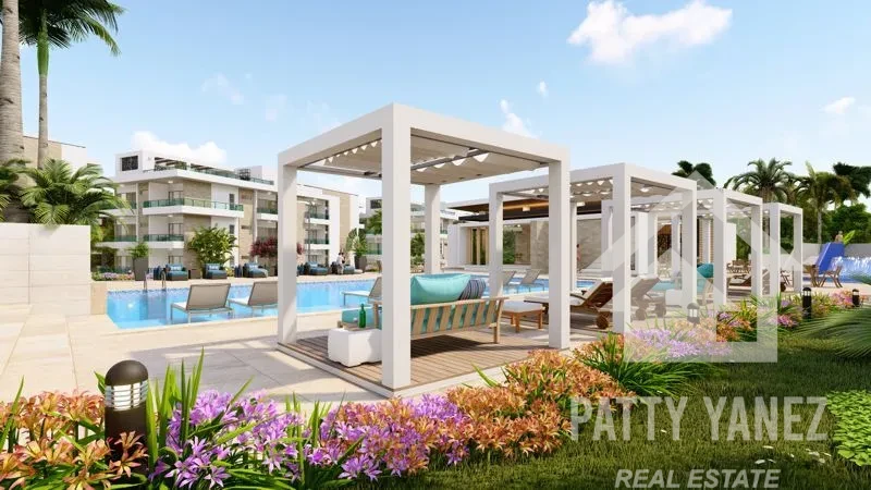 Departamento contemporáneo de 2 habitaciones cerca de la playa de Encuentro con servicios de resort