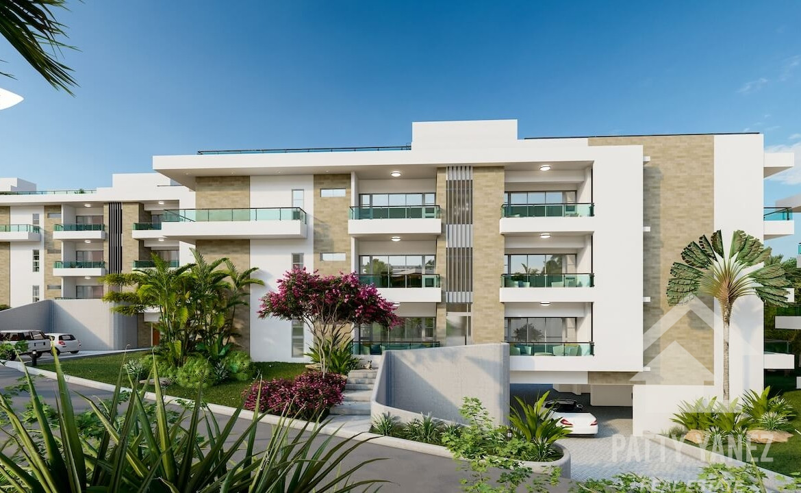 Departamento contemporáneo de 2 habitaciones cerca de la playa de Encuentro con servicios de resort
