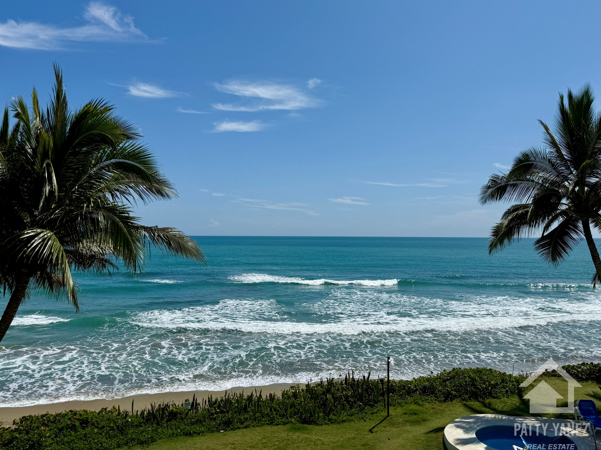 Ático de 2 dormitorios frente al mar en Cabarete con vista al mar