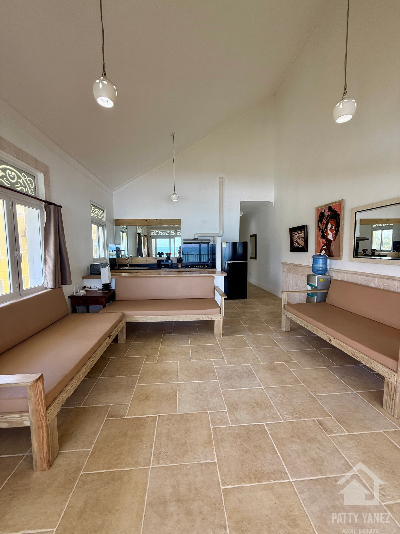 Ático de 2 dormitorios frente al mar en Cabarete con vista al mar