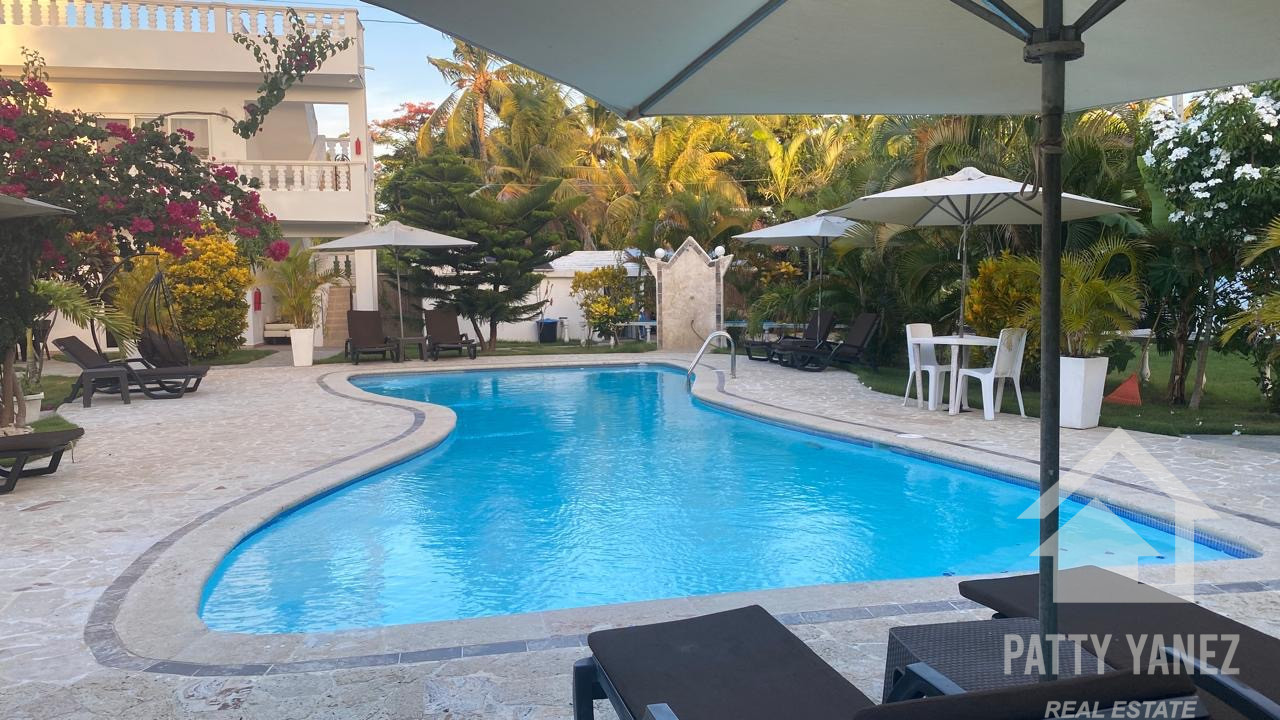 Oportunidad de negocio: hotel en Kite Beach, Cabarete – Totalmente equipado y en funcionamiento