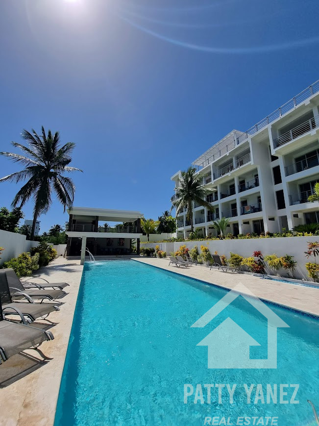 2 bedroom condo for sale playa encuentro 250K (3) Modern 2-Bedroom Condo Near Encuentro Beach – Furnished, Ocean and Pool Views