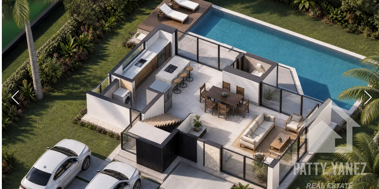 Pre-Construction Villa in Playa Encuentro, Cabarete
