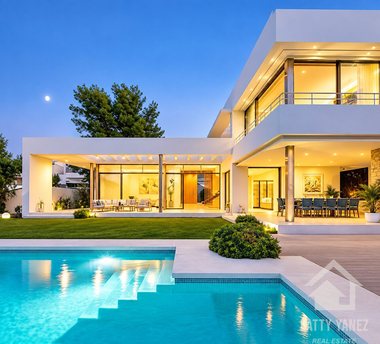 Modern 4-Bedroom Pre-Construction Villa, Walk to Beach