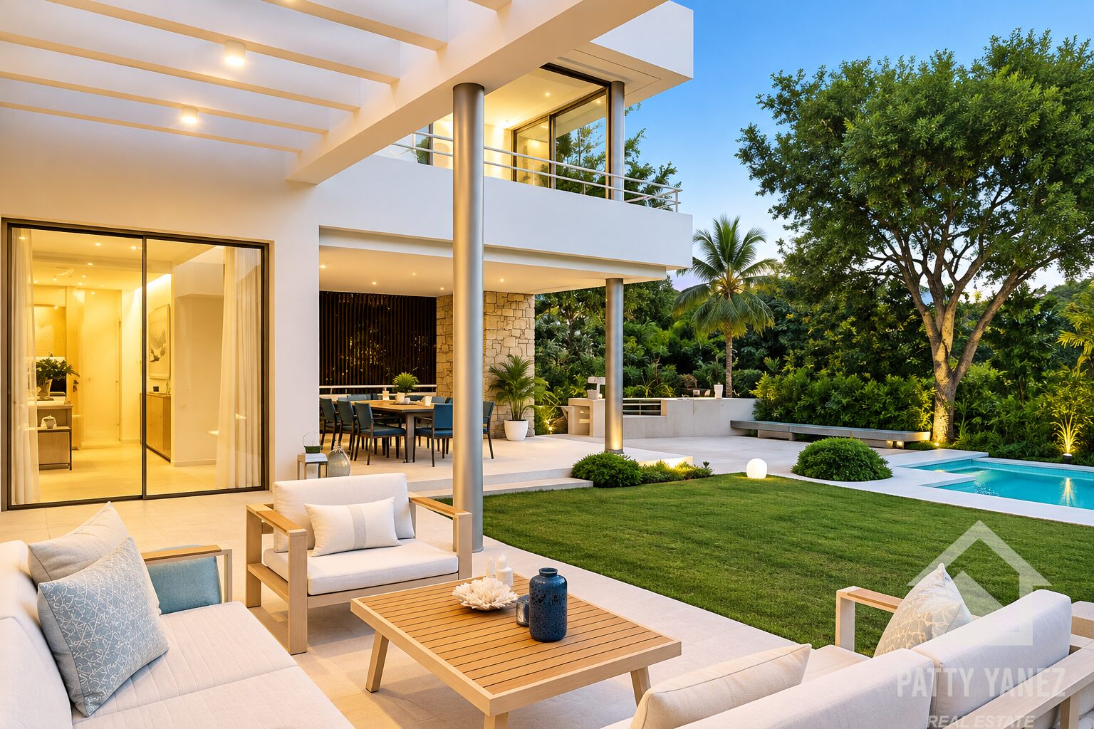Modern 4-Bedroom Pre-Construction Villa, Walk to Beach