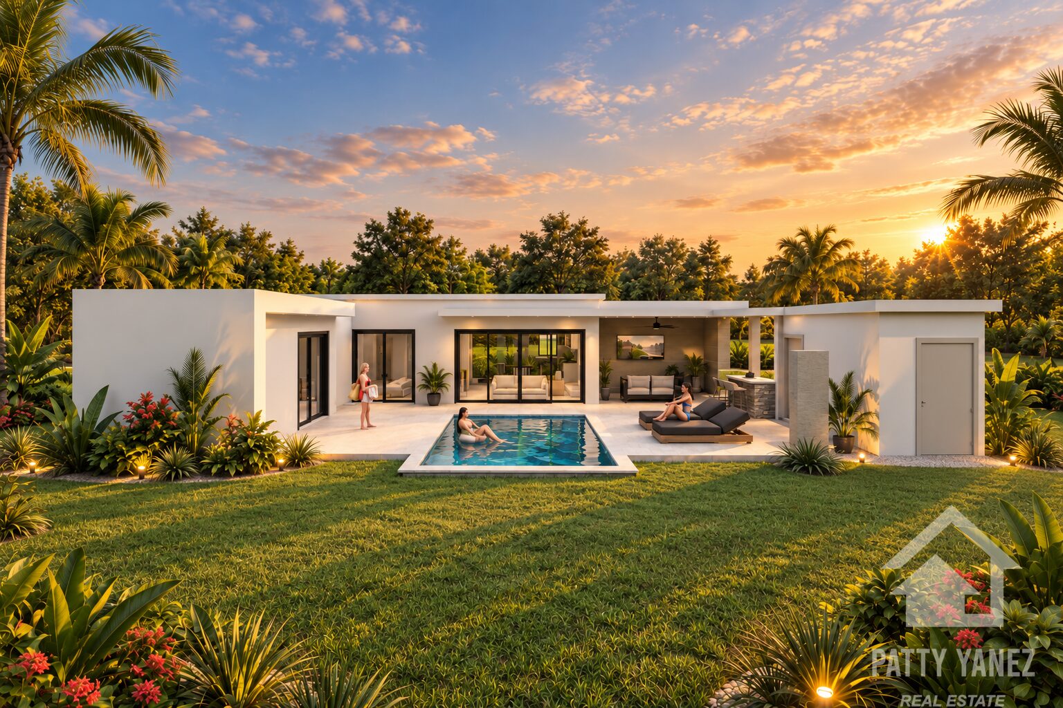 Three-Bedroom Pre-Construction Villa with Private Pool and Guest House