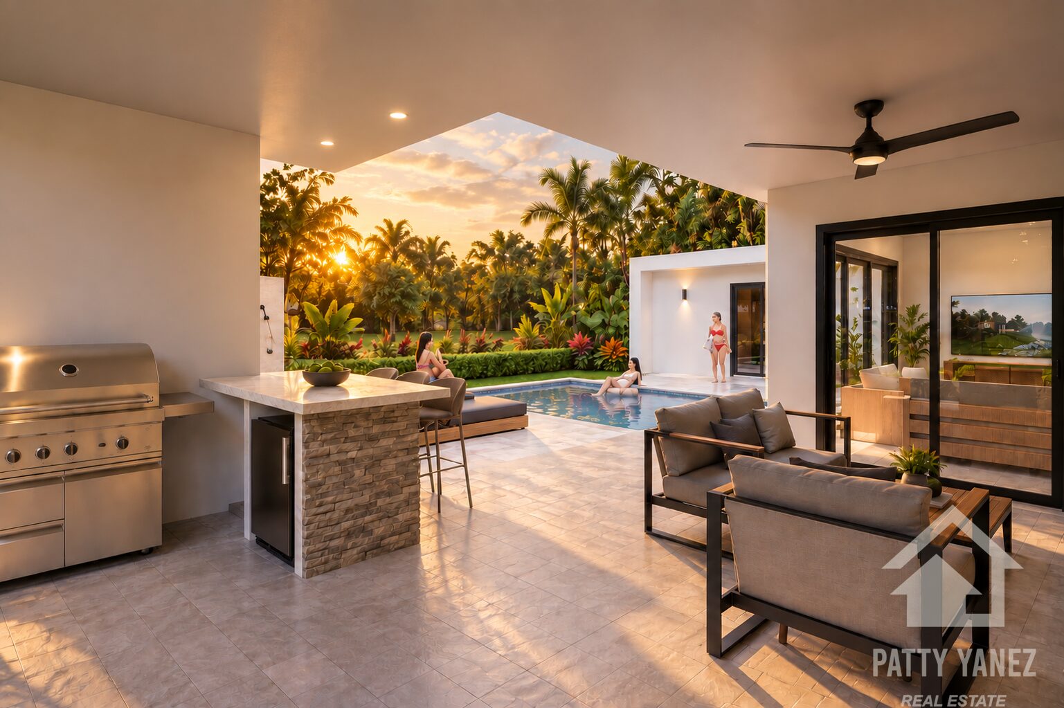 Three-Bedroom Pre-Construction Villa with Private Pool and Guest House