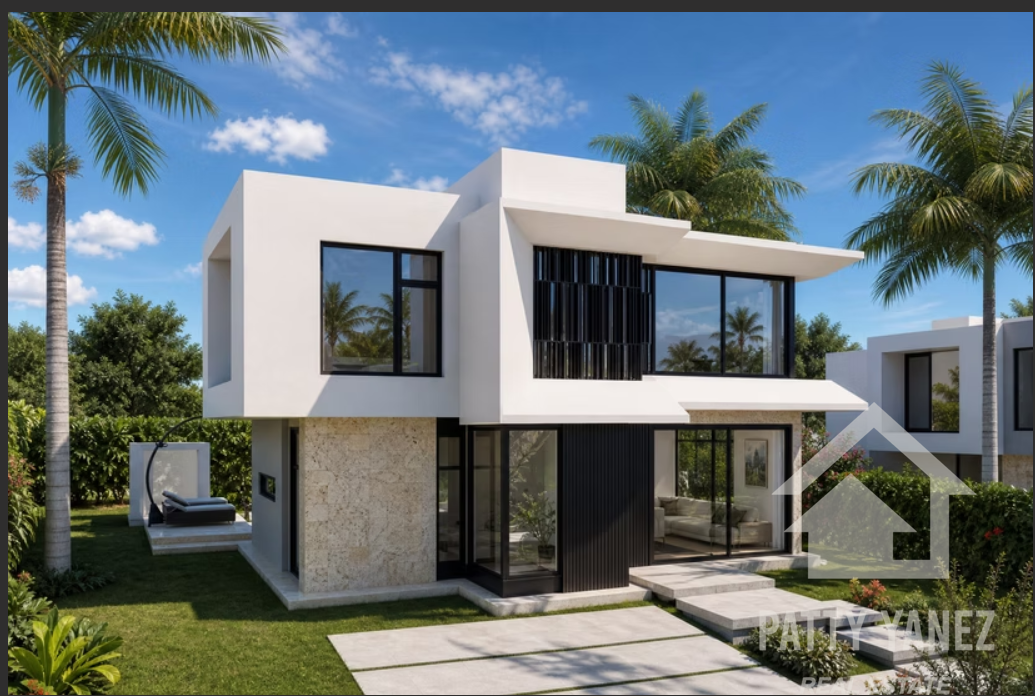 Pre-Construction Villa in Playa Encuentro, Cabarete