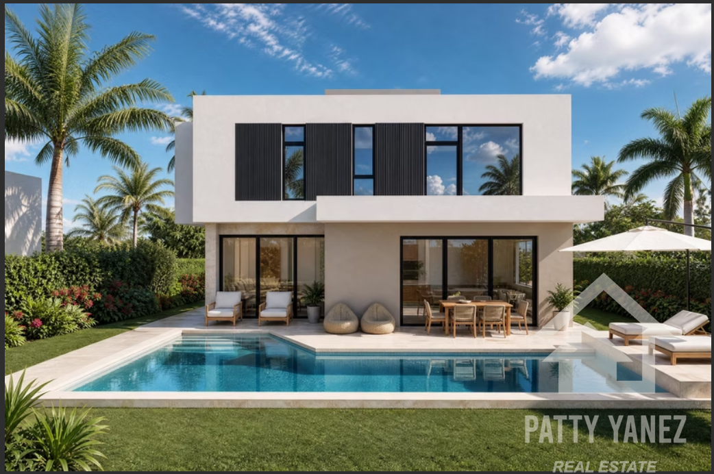 Pre-Construction Villa in Playa Encuentro, Cabarete