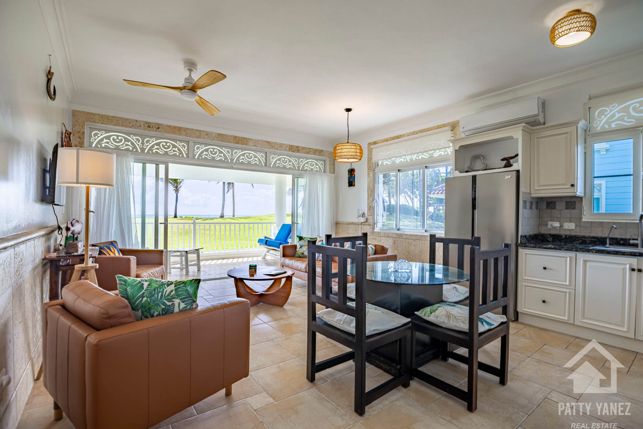 Beachfront Condo in Cabarete, 2 Bed, 2 Bath with Stunning Sea Views