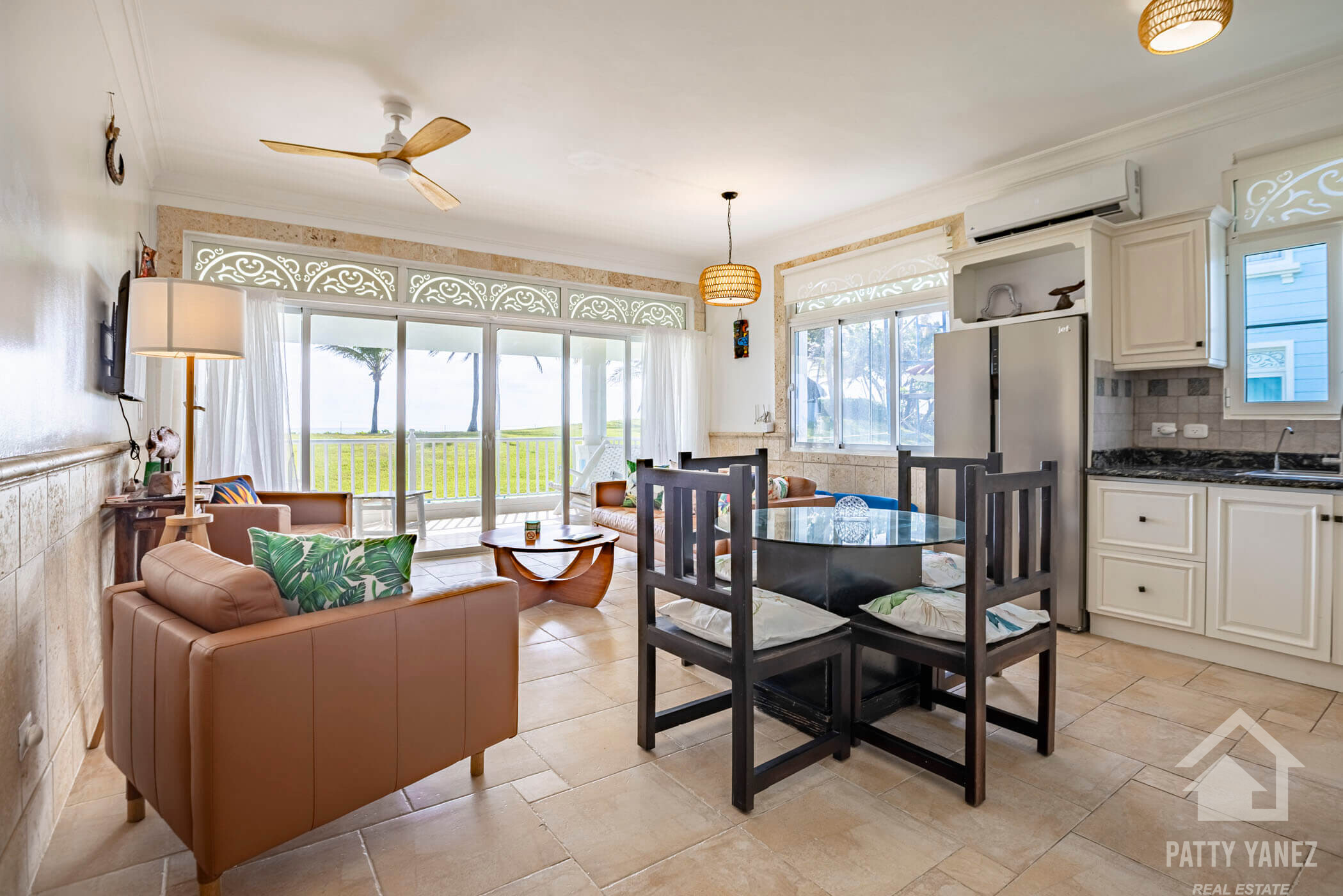 Beachfront Condo in Cabarete, 2 Bed, 2 Bath with Stunning Sea Views