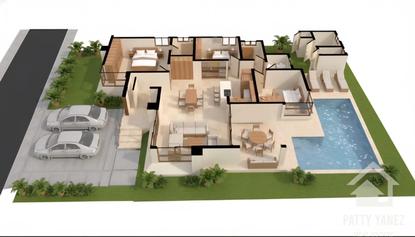 Turnkey Modern 3-Bedroom Villa Close to Beach